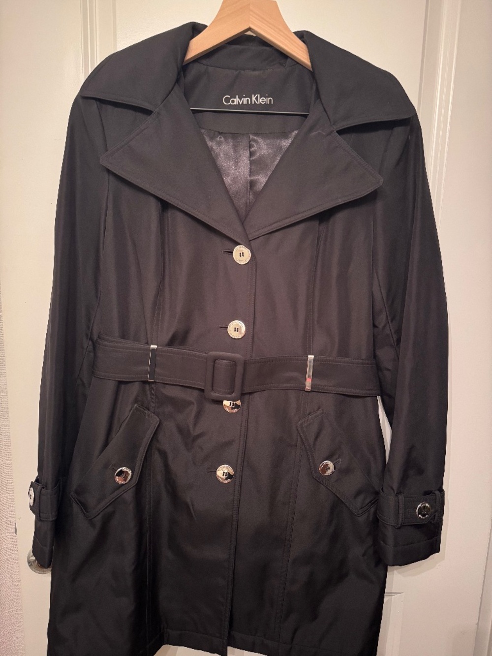 Classic Black Trench Coat